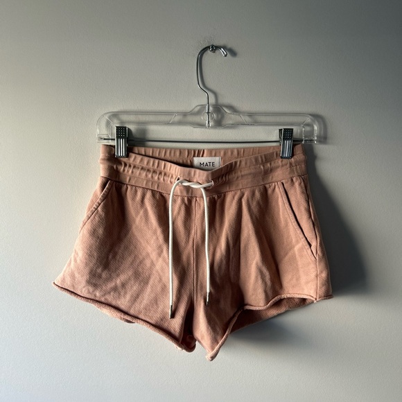 MATE the Label Pants - Mate tan drawstring sweat shorts